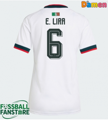 Mexiko Erik Lira #6 Replik Auswärtstrikot Damen WM 2026 Kurzarm